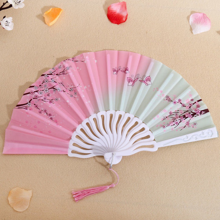 Ladies' artistically designed hand fan Bowlift