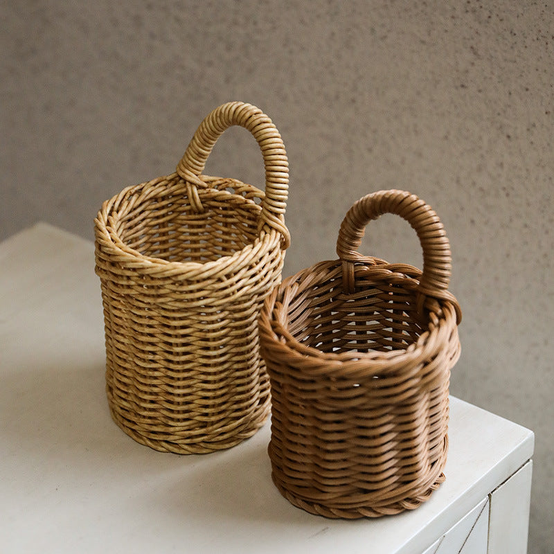 Handwoven Functional Storage Basket Bowlift