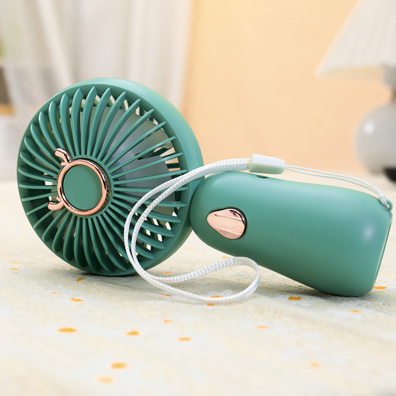 Portable handheld fan with USB charging function and ergonomic handle Bowlift