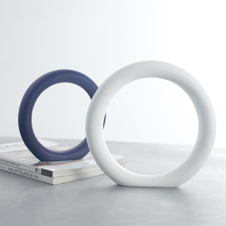 Modern Minimalist Decorative Ring Sculpture