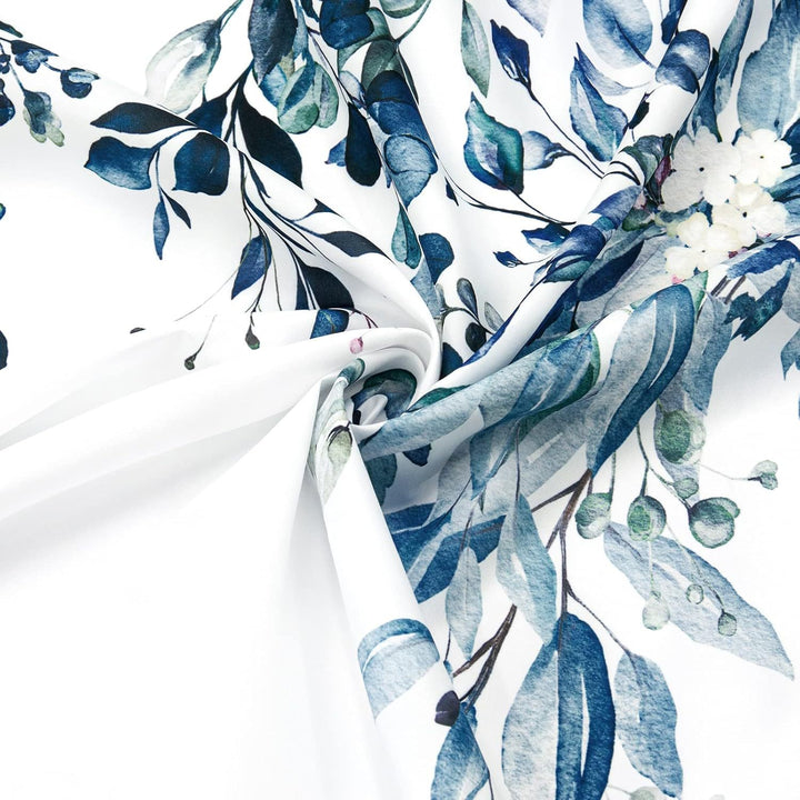 Floral Patterned Shower Curtain Bowlift