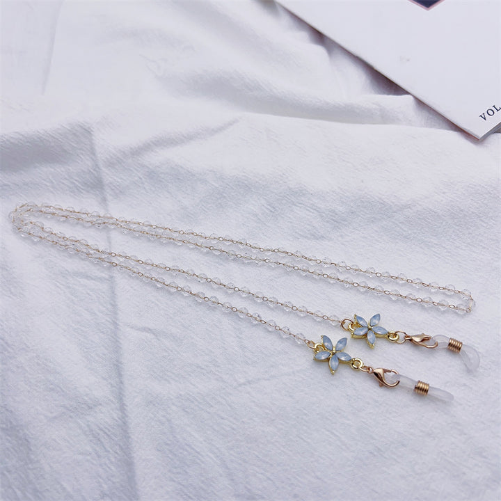 Floral Decorative Eyewear Chain Bowlift