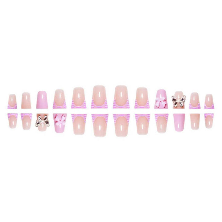 Decorative Butterfly-Inspired Nail Enhancements Bowlift