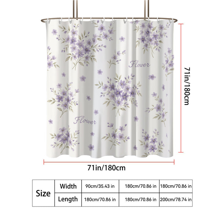 Decorative Shower Curtain Bowlift