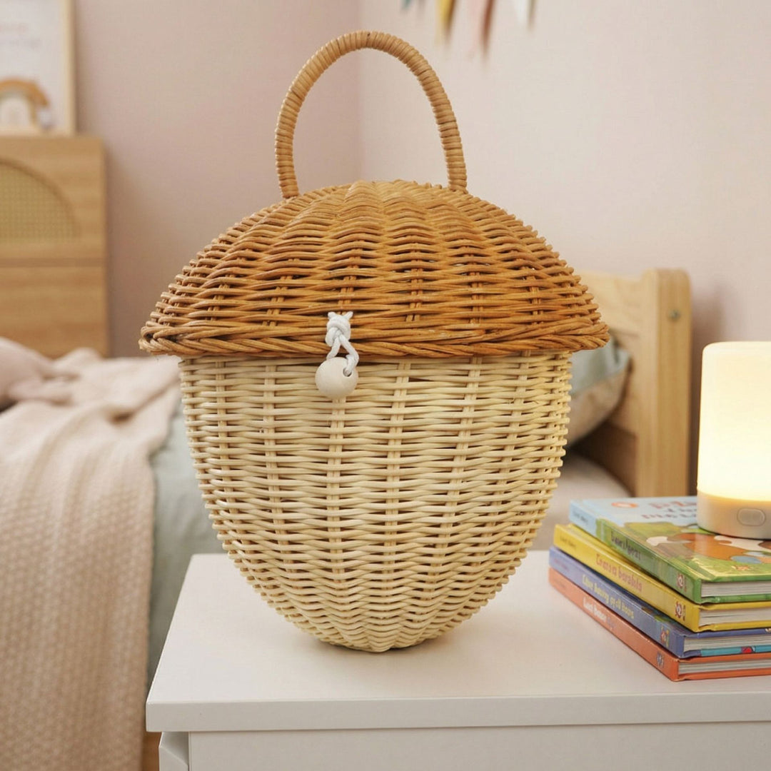 Storage basket with lid Bowlift