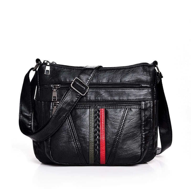 Shoulder bag made of high-quality artificial leather with various compartments Bowlift