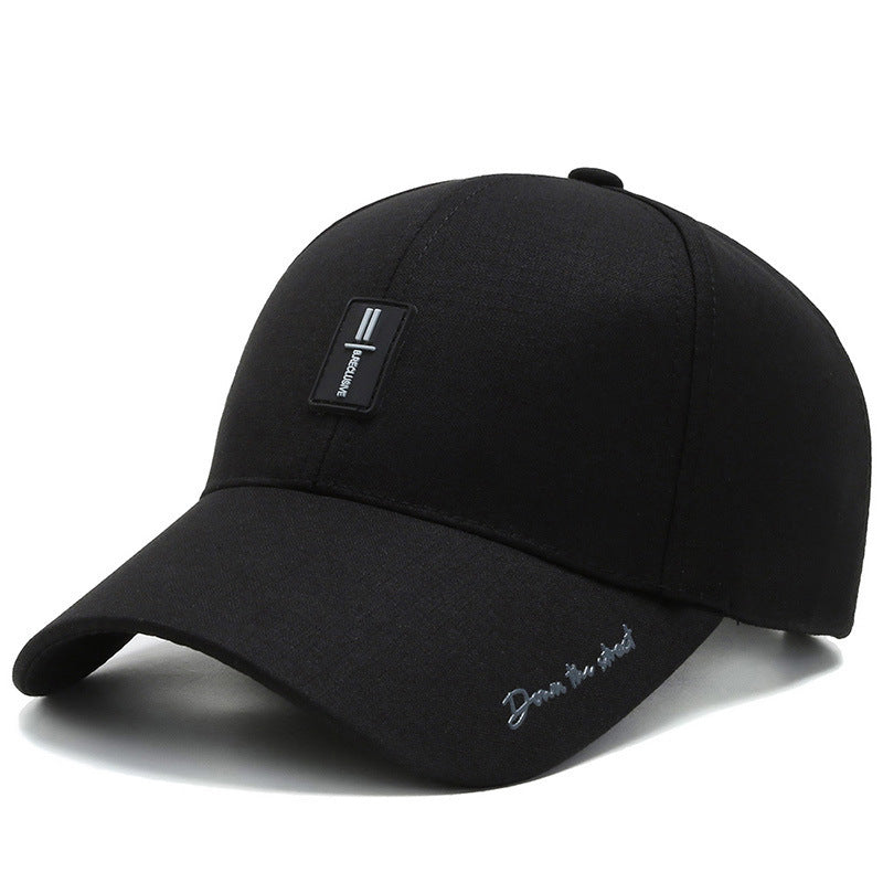 Men's Structured Denim Baseball Cap Bowlift