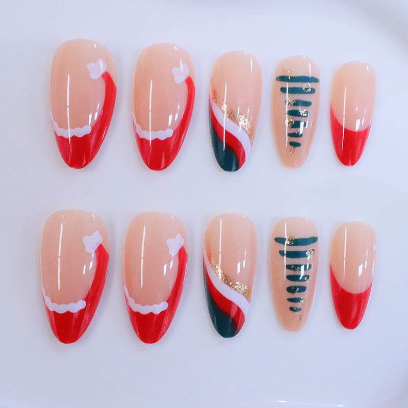 Artistic Holiday-Themed Nail Art Enhancements Bowlift