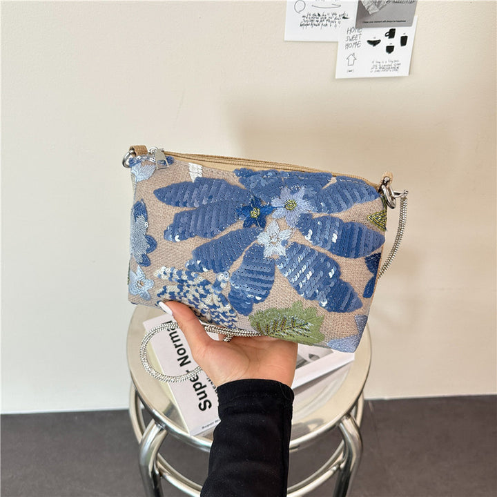 WoFloral Embellished Clutch Purse Bowlift