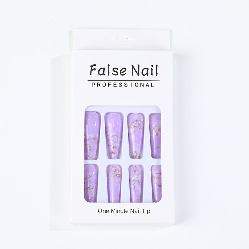 Artificial nails in elegant geometric design Bowlift