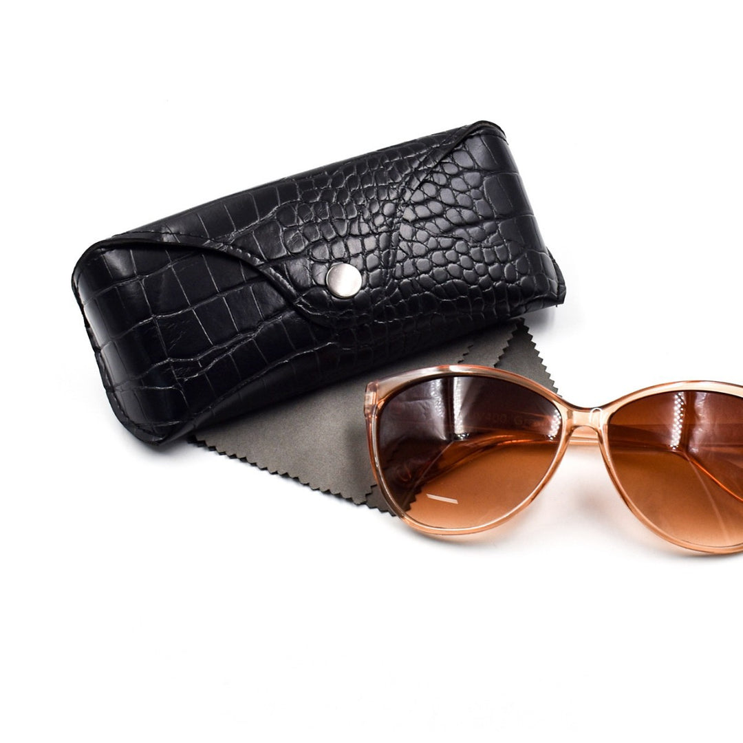 Luxurious Leather Eyewear Case Bowlift