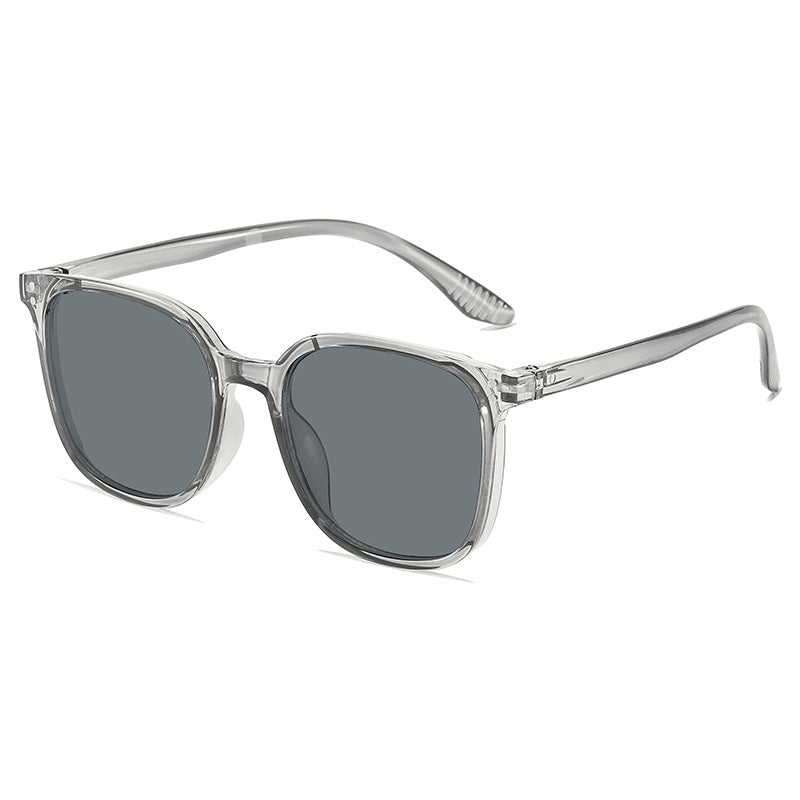 Vintage-Inspired Transparent Frame Sunglasses Bowlift