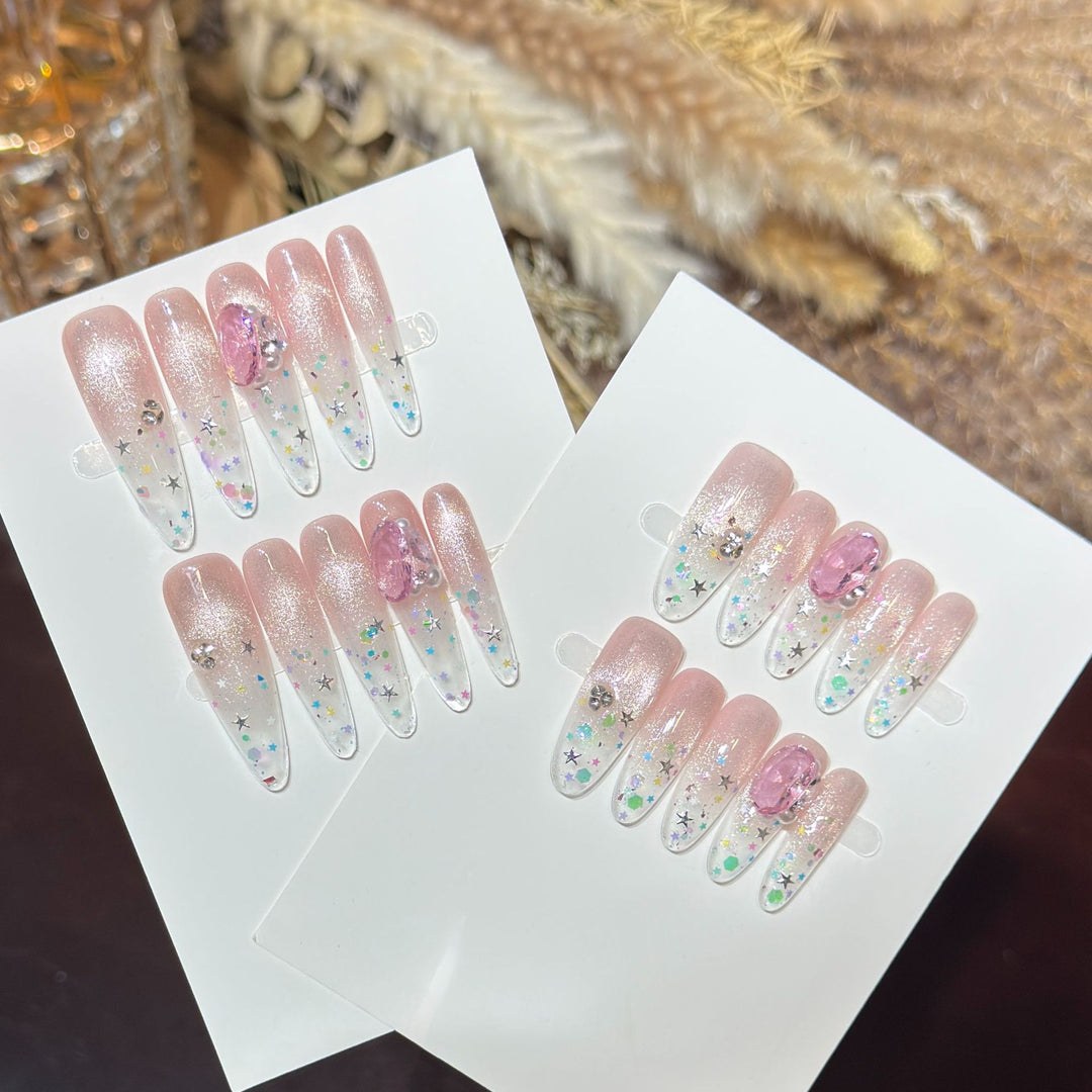 Decorative Press-On Nail Art Set Bowlift
