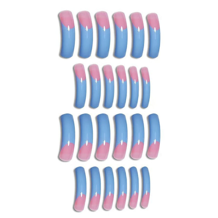 Glossy Long Stiletto Press-On Nails Bowlift