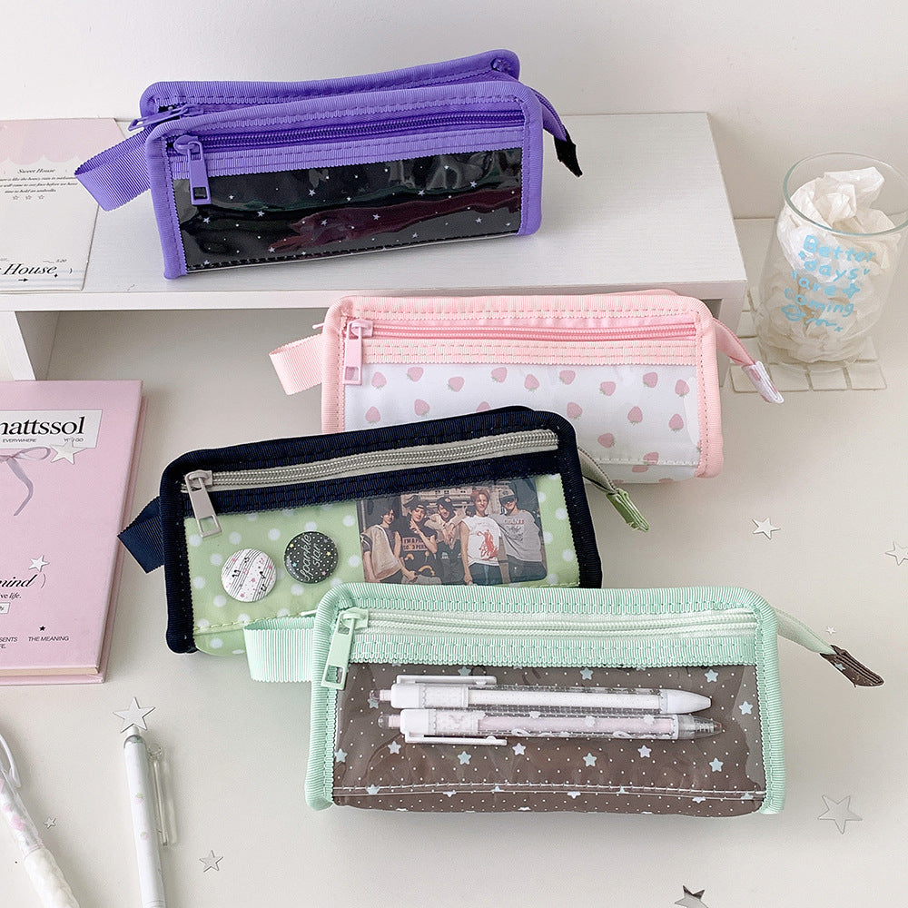 Star Patterned Pencil Case Bowlift
