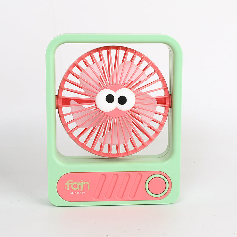 Women Portable Handheld Fan in Playful Design Bowlift