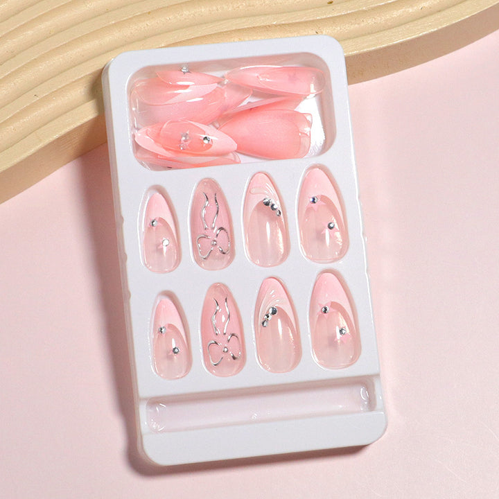 Stylish Acrylic Nail Art Bowlift