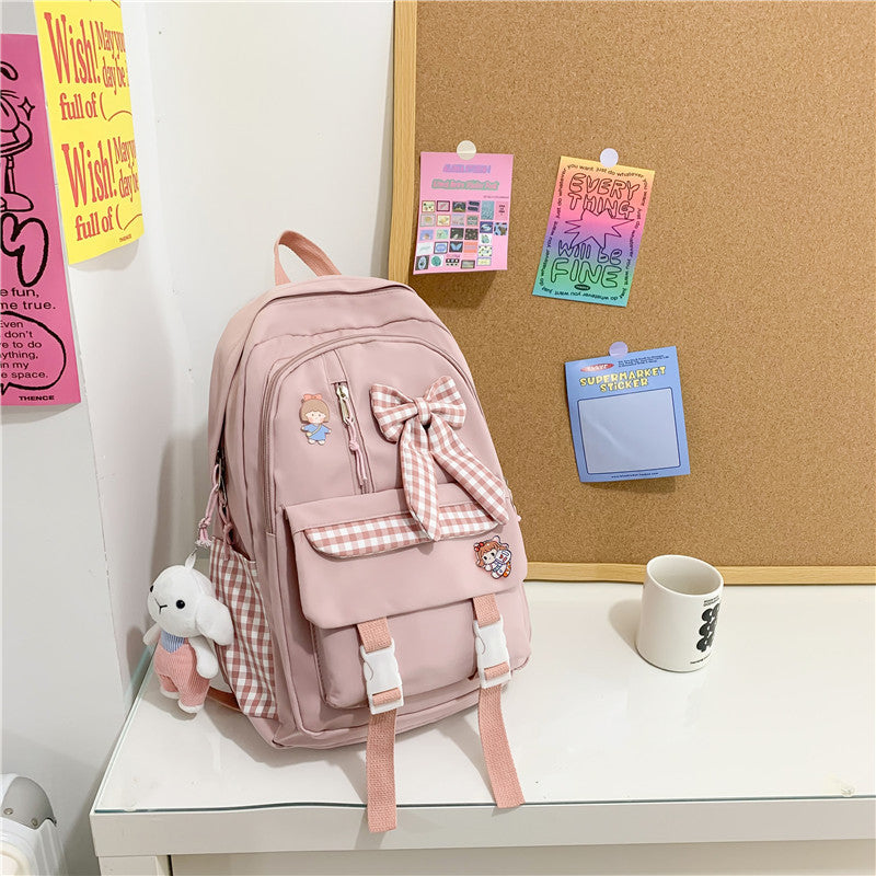 Cute Cartoon-Themed School Backpack Bowlift