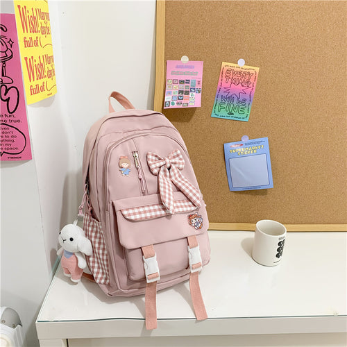 Cute Cartoon-Themed School Backpack Bowlift