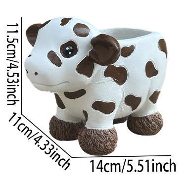 Flower pot in the shape of a cow Bowlift