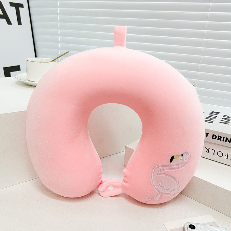 Women's Neck Support Pillow with Playful Design Bowlift