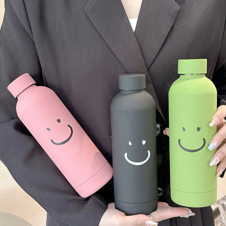 Women's insulated bottle with innovative smiley design Bowlift