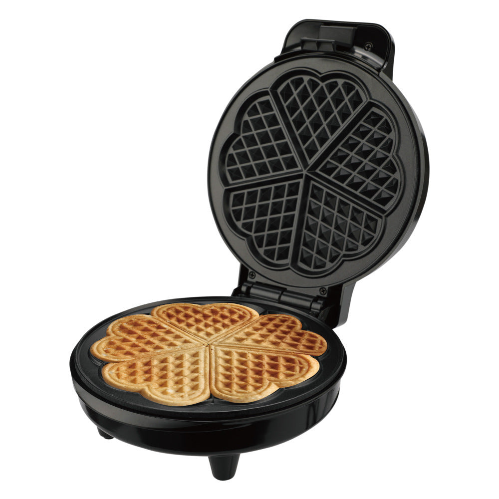 Non-Stick Electric Waffle Maker with Double-Sided Heating Bowlift
