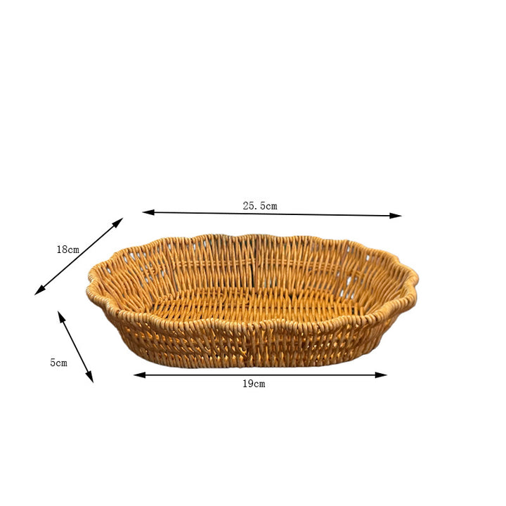 Decorative Woven Fruit Serving Bowl Bowlift