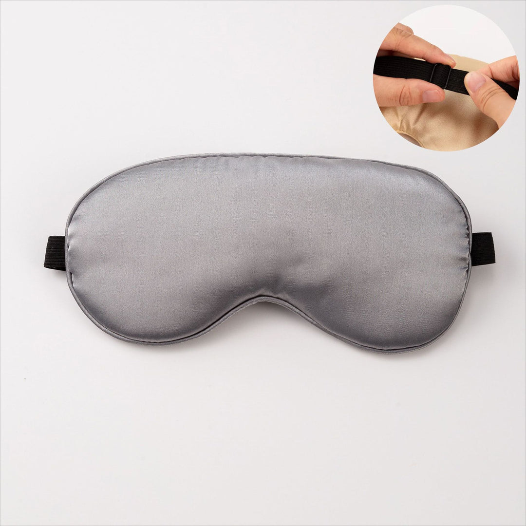 Unisex nan ergonomic sleep mask with adjustable elastic band and soft satin surface Bowlift