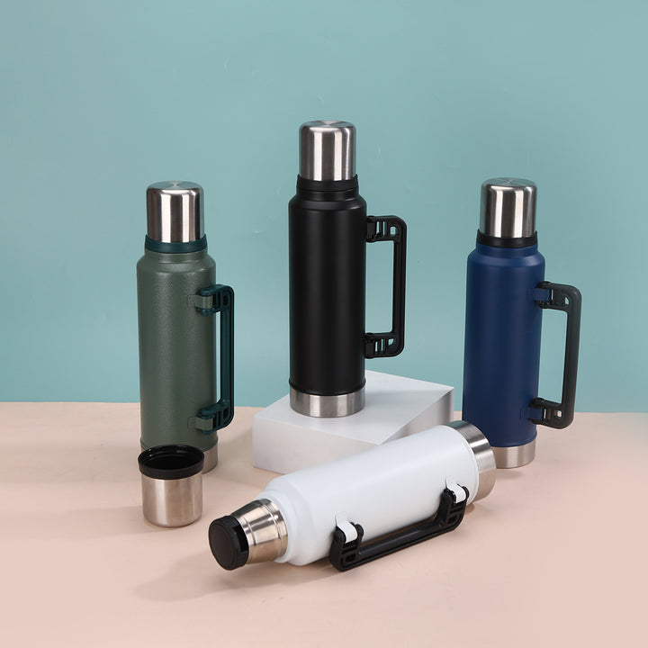 Unisex Insulated Drinking Bottle with Handle Bowlift