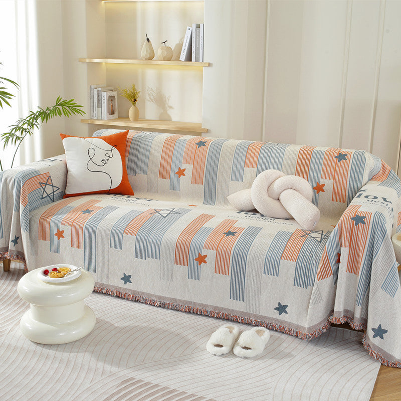 Decorative Knitted Throw Blanket