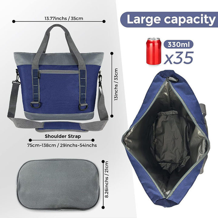 Women Multifunctional Tote Bag with Adjustable Shoulder Strap Bowlift