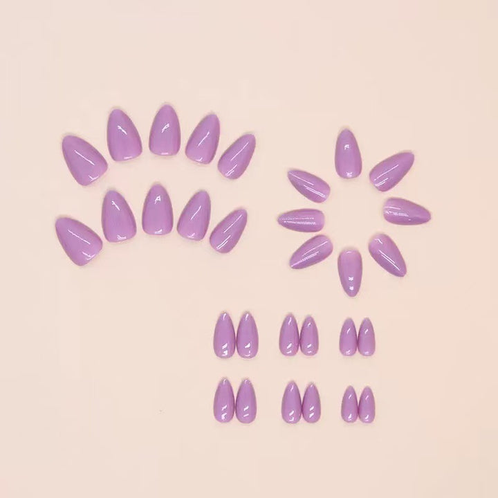 Artificial nail set with elegant, long-lasting high-gloss surface Bowlift