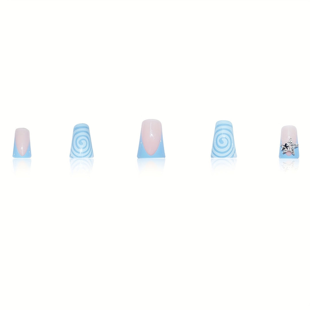 Artistic Press-On Nail Enhancements Bowlift
