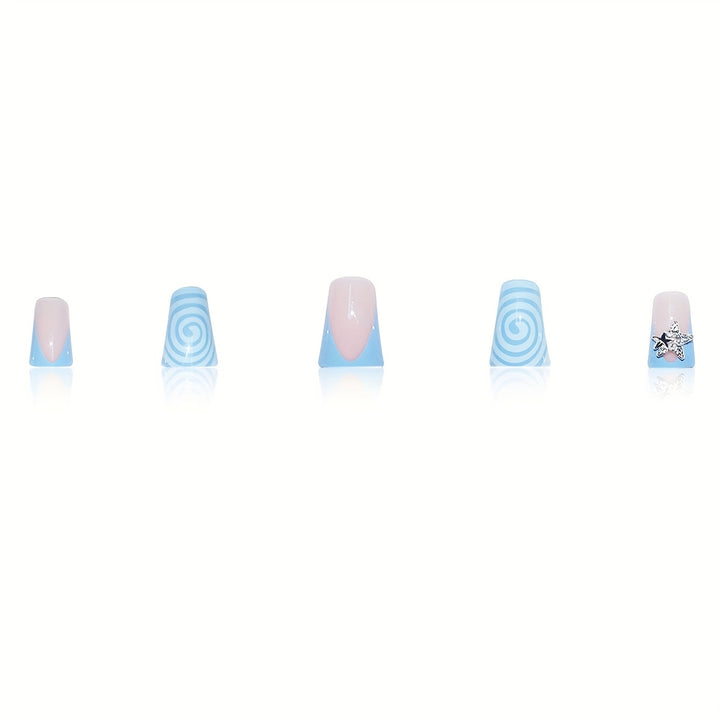 Artistic Press-On Nail Enhancements Bowlift