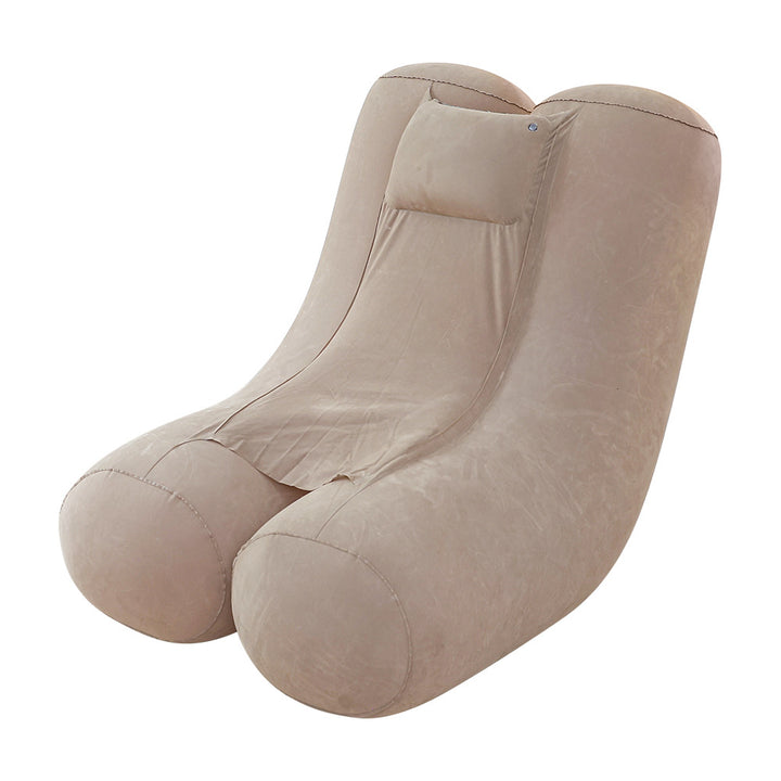 Women's Ergonomic Inflatable Relax Lounger with Headrest Bowlift