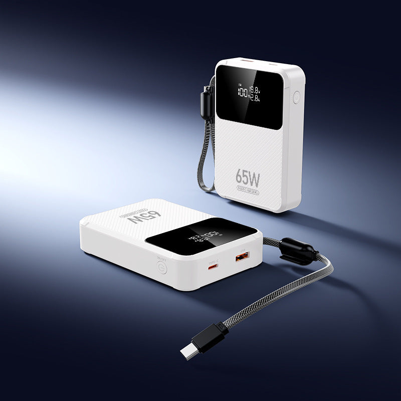 Portable power bank with intelligent fast charging function and digital display Bowlift