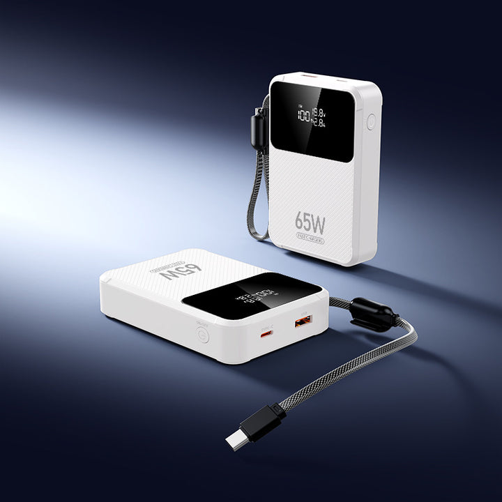Portable power bank with intelligent fast charging function and digital display Bowlift