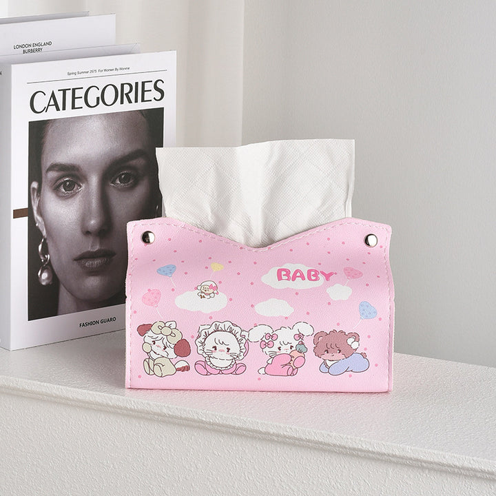 Cute Cartoon Tissue Box Cover Bowlift