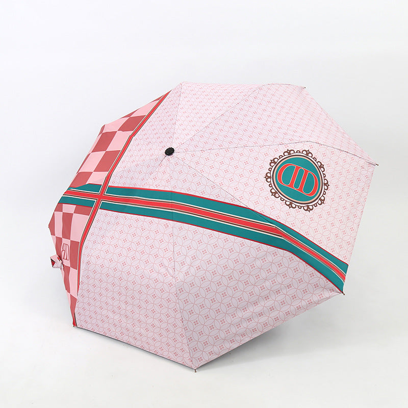 Ladies Elegant Umbrella with Unusual Pattern Mix Bowlift