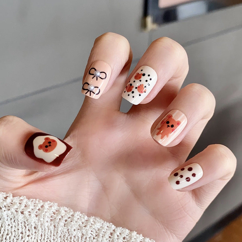 Creative Character-Design Press-On Nail Art Bowlift