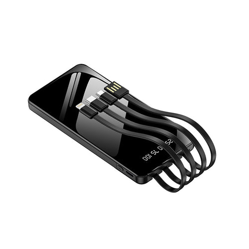 Multifunctional Power Bank with Integrated Cable System Bowlift