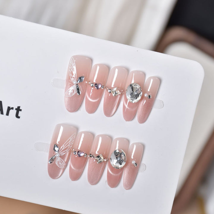 Decorative Animal Print Press-On Nail Set Bowlift