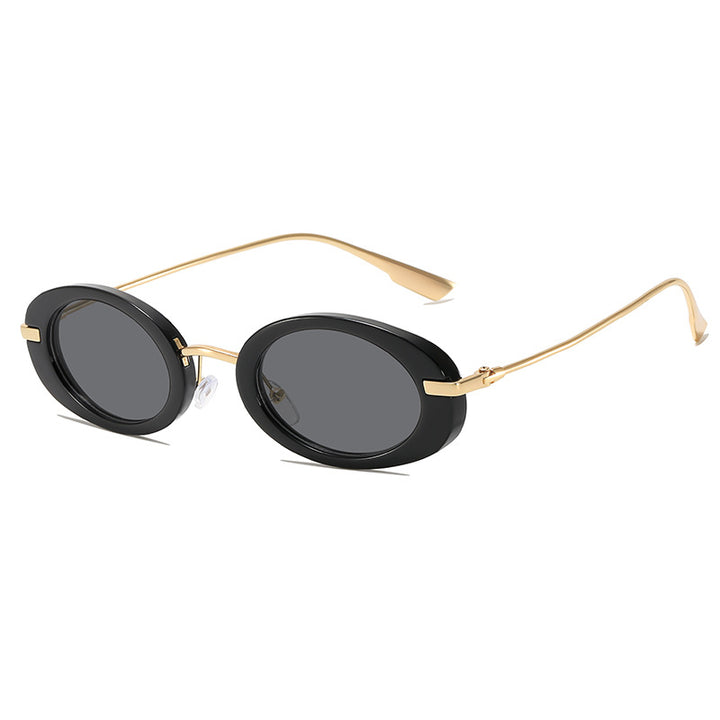 Elegant Oval Frame Sunglasses Bowlift