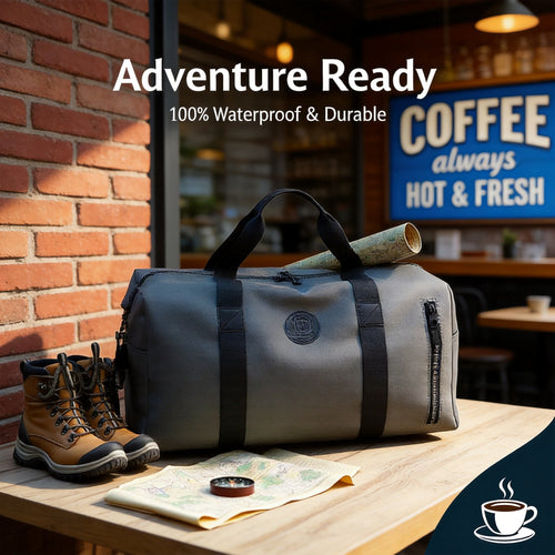 Sporty Duffel Bag With Many Compartments And Durable Material Bowlift