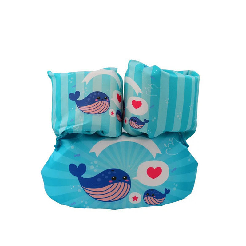 Women's Inflatable Swim Aid with Colorful Flamingo Design Bowlift