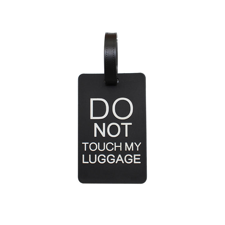Unisex Luggage Tag with Safety Message Bowlift