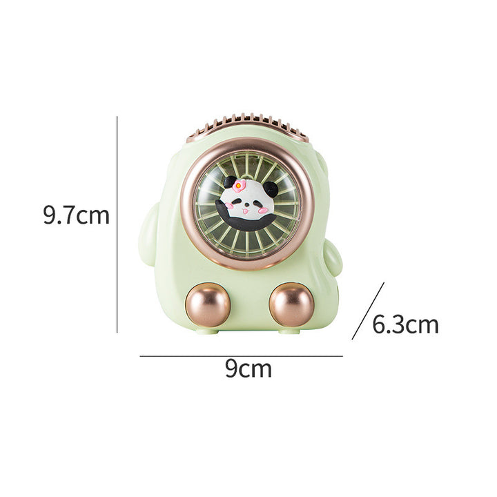 Adorable Handheld Cooling Fan with Cute Panda Design Bowlift