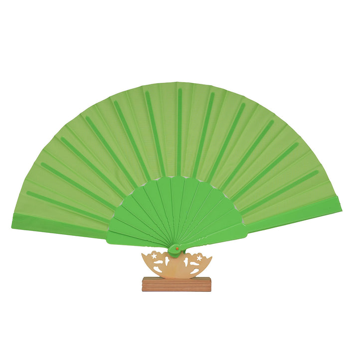 Women's artistic hand fan with filigree wooden handle Bowlift