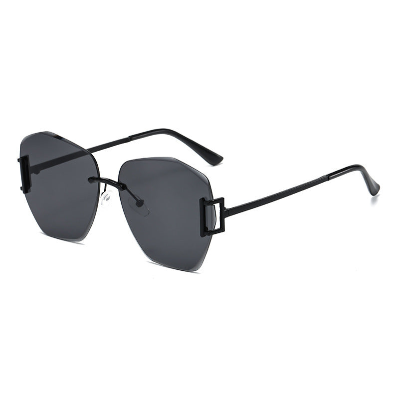 Women futuristic square sunglasses Bowlift